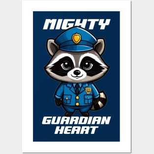 raccoon guardian Posters and Art